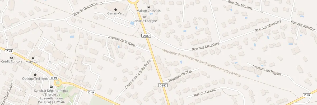 Plan du 25 Rue de rennes à Treillières