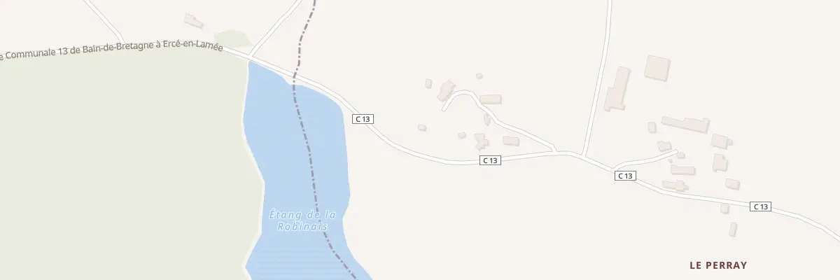 Plan du 5907 Le Perray à Ercé-en-Lamée