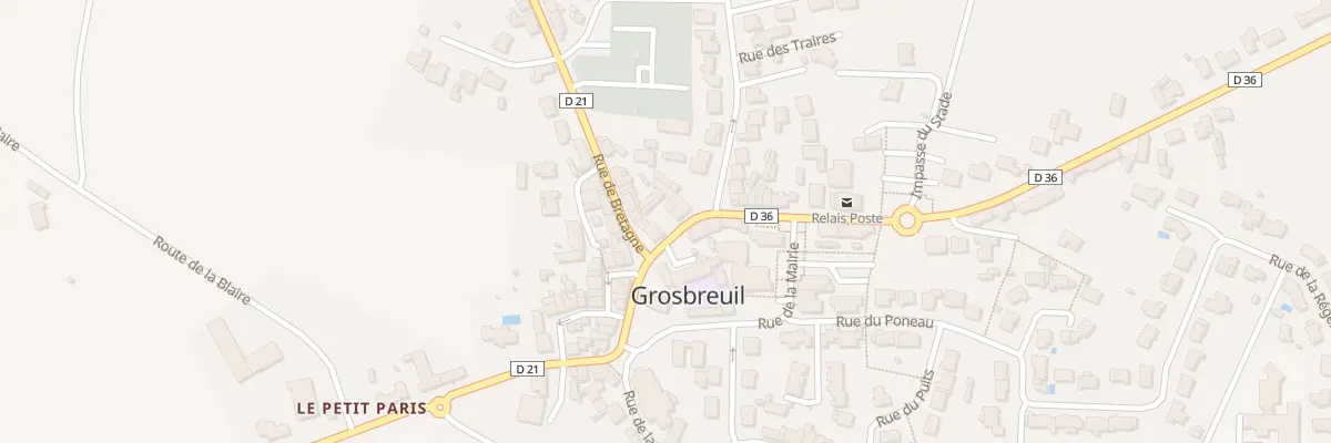 Plan du 2 Rue de bretagne à Grosbreuil