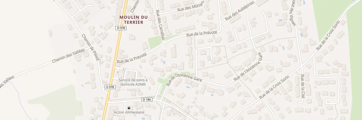 Plan du 7B Rue de l’ancienne gare à Palluau