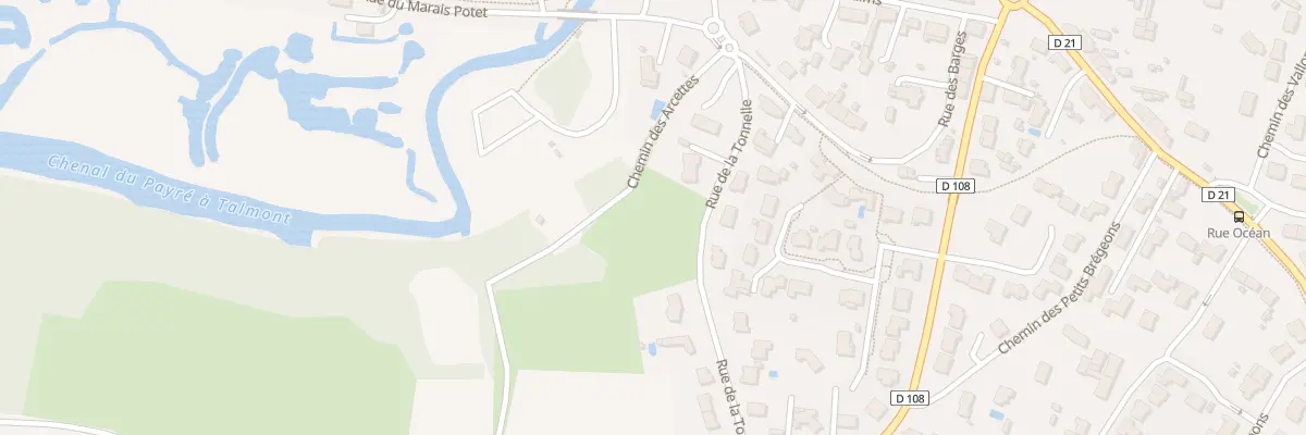 Plan du 148 Rue de la tonnelle à Talmont-Saint-Hilaire