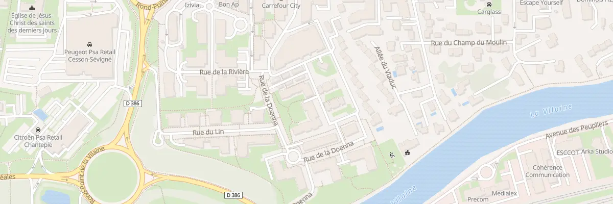 Plan du 14A Rue du Petit Marais à Cesson-Sévigné