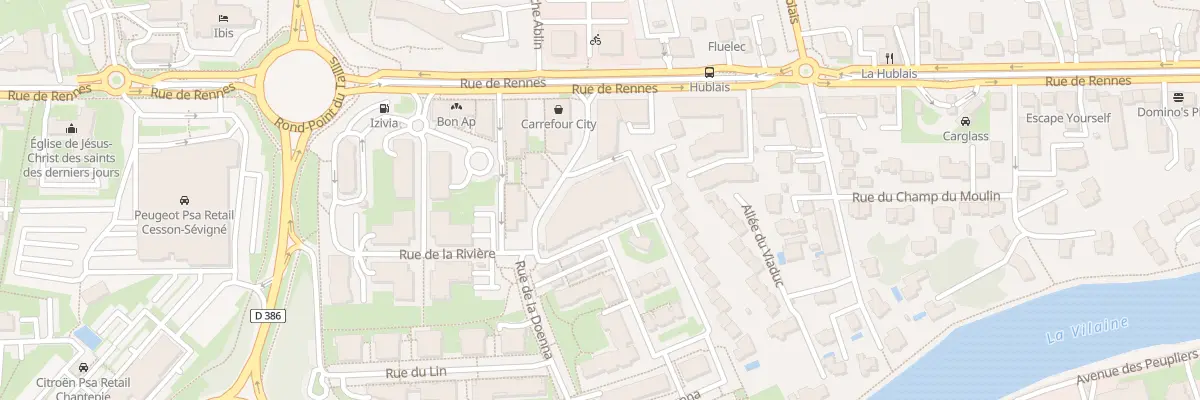 Plan du 1D Rue du Petit Marais à Cesson-Sévigné