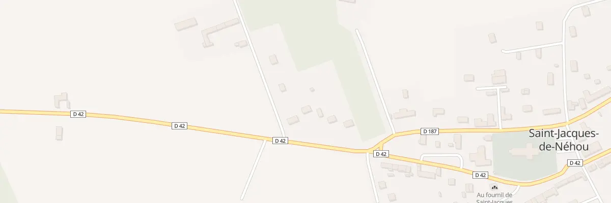 Plan du 6 Rte de la Brêche à Saint-Jacques-de-Néhou