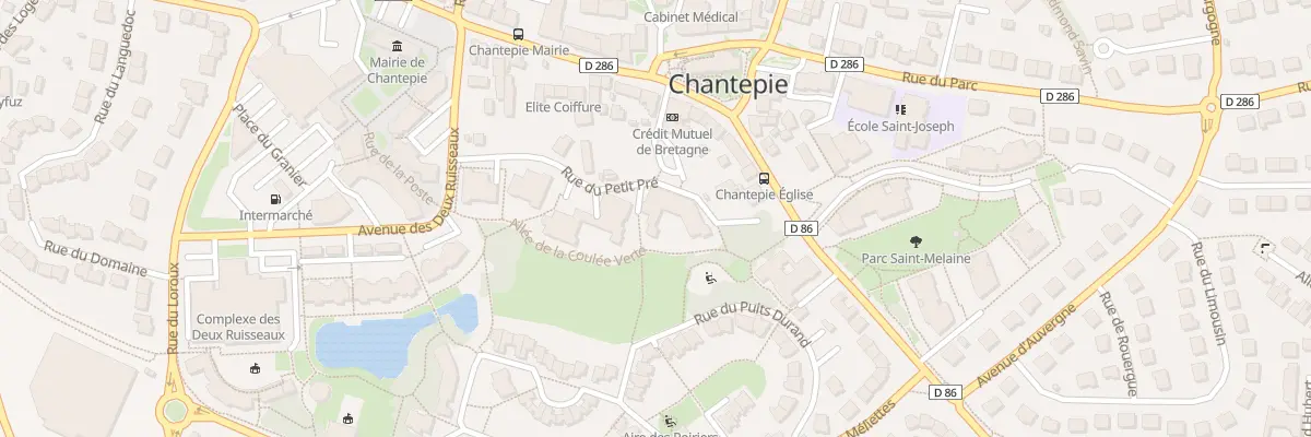 Plan du 14 Rue du Petit Pré à Chantepie