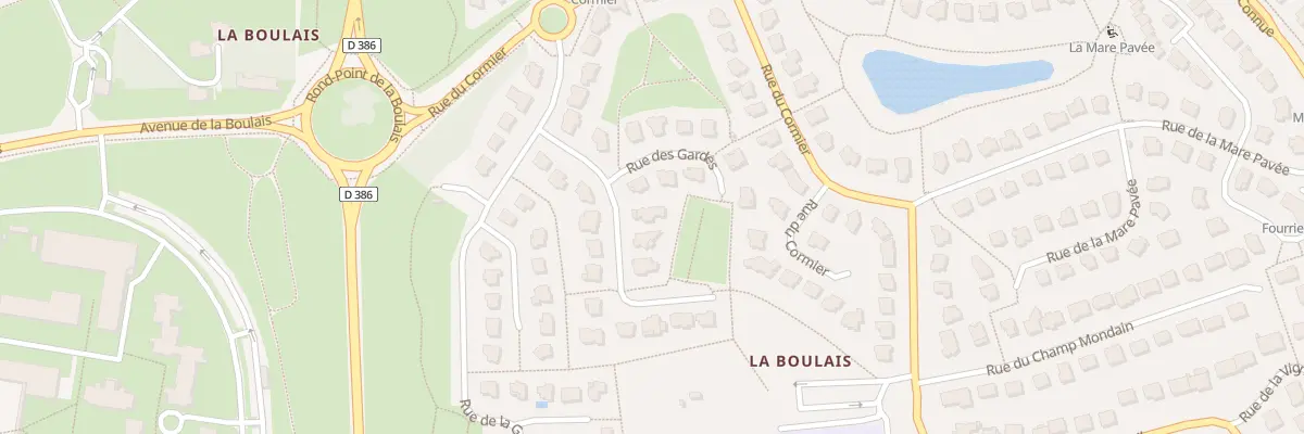 Plan du 24 Rue des Gardes à Cesson-Sévigné