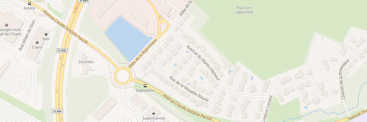 Plan du 4 Rue de la Grive Musicienne à Orvault