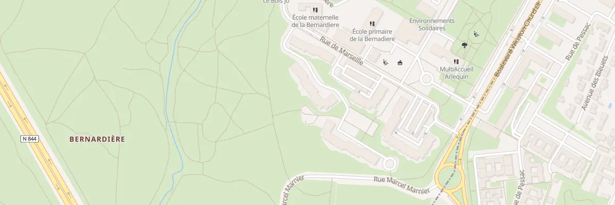 Plan du 25 Rue de la Camargue à Saint-Herblain