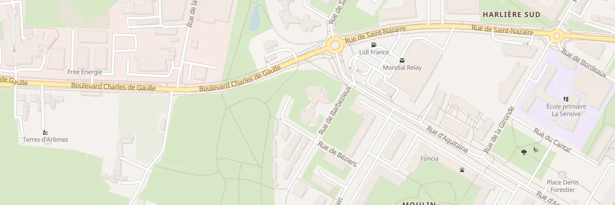 Plan du 2 Rue de Barbezieux à Saint-Herblain