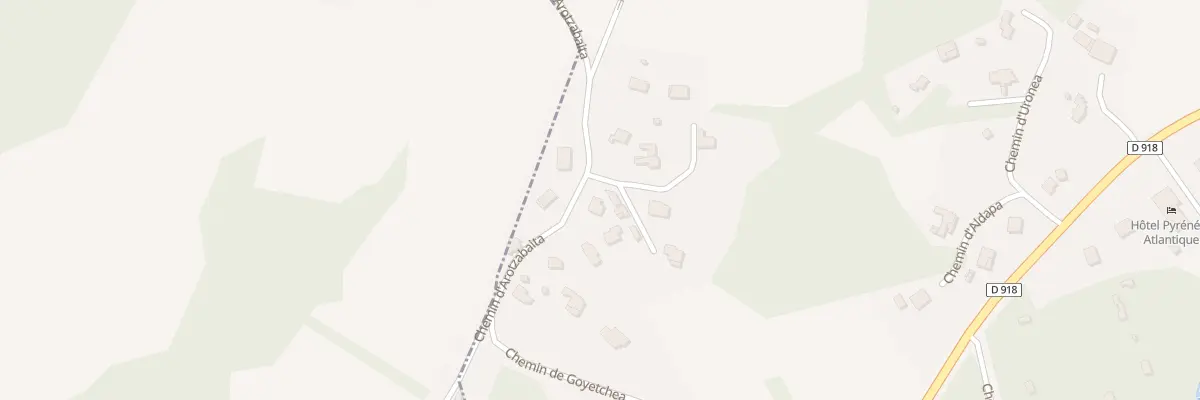 Plan du 325 Che d’Arotzabaita à Saint-Pée-sur-Nivelle