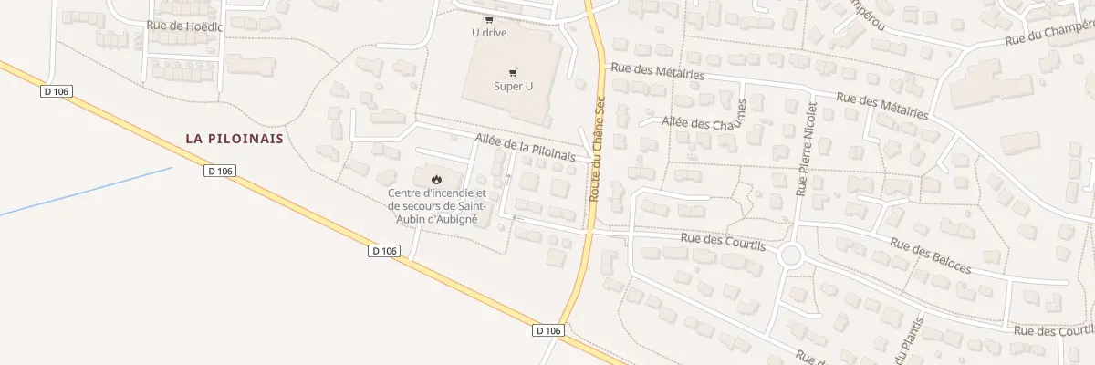 Plan du 3 All de la Piloinais à Saint-Aubin-d’Aubigné