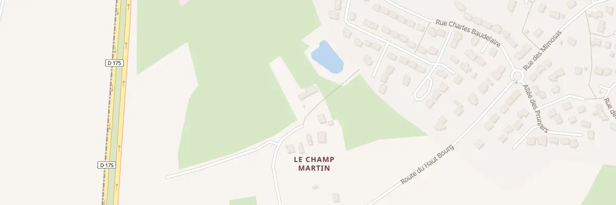 Plan du 12 Au Champ Martin à Mouazé