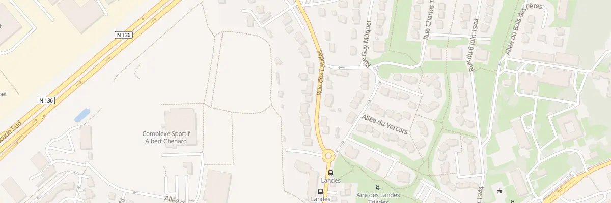 Plan du 25 Rue des Landes à Chantepie