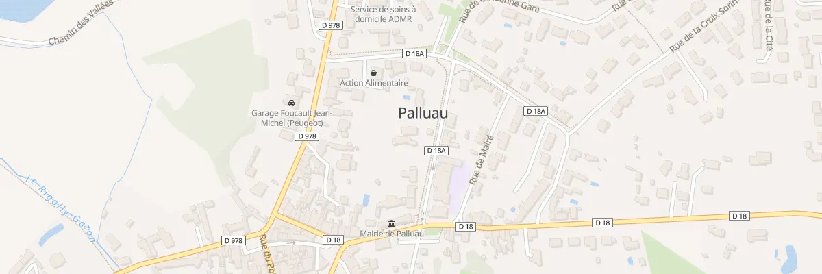 Plan du 7 Av du Gen de Gaulle à Palluau