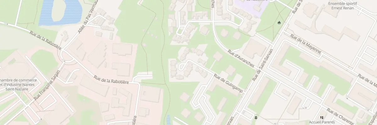 Plan du 15 Rue de Guingamp à Saint-Herblain