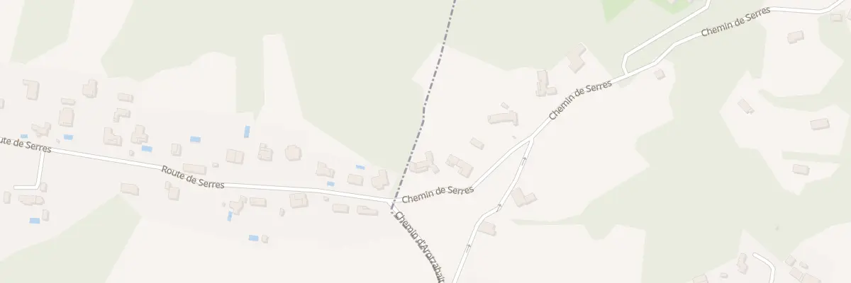 Plan du 8868 Che de Serres à Saint-Pée-sur-Nivelle