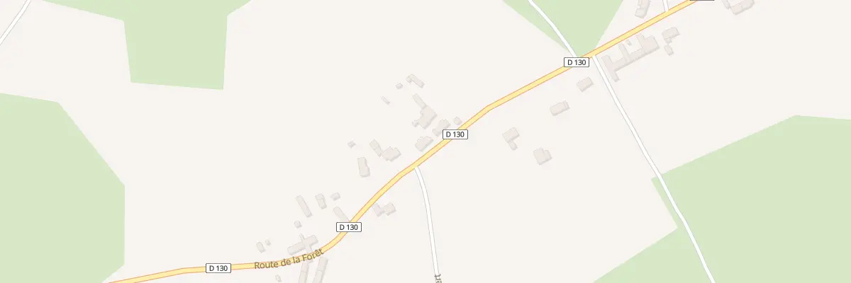 Plan du 17 Rte de la Foret à Besneville