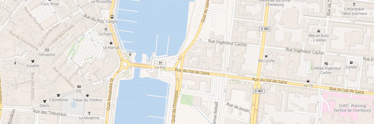 Plan du 1 Rue du Val de Saire à Cherbourg-en-Cotentin