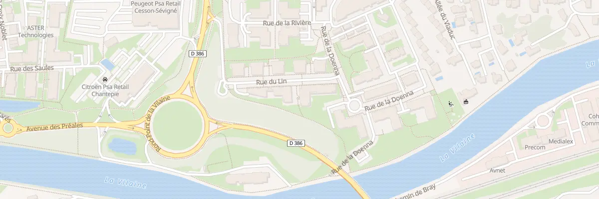 Plan du 5 Rue du Lin à Cesson-Sévigné