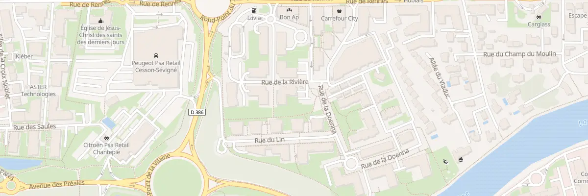 Plan du 6 Rue de la Rivière à Cesson-Sévigné