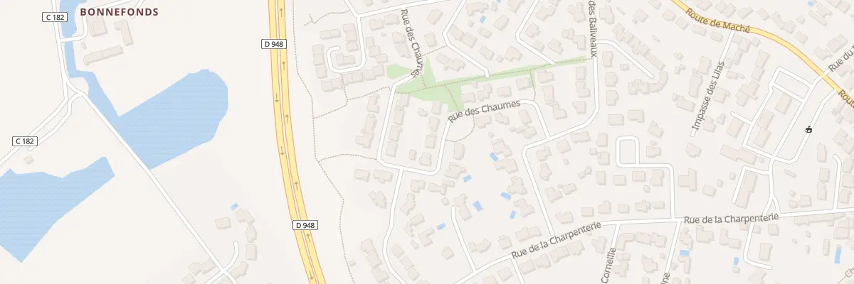 Plan du 22 Rue des chaumes à Aizenay