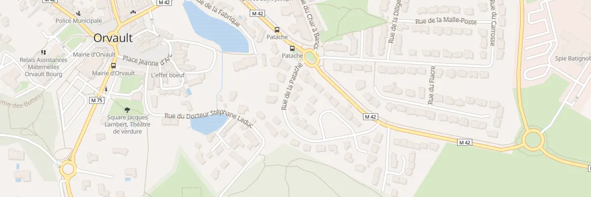 Plan du 9010 Rue de la Patache à Orvault