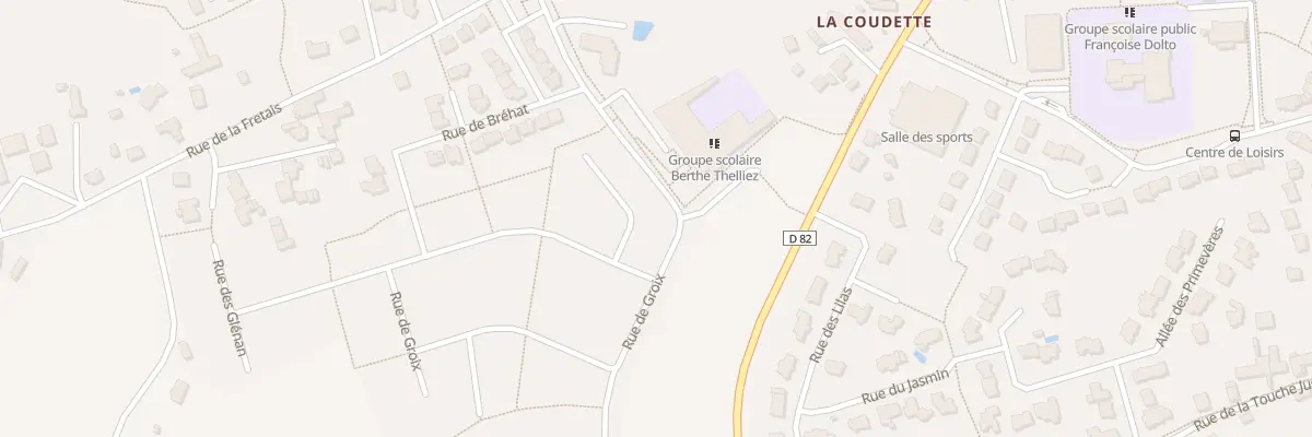 Plan du 6 Rue des Glénan à Bourgbarré