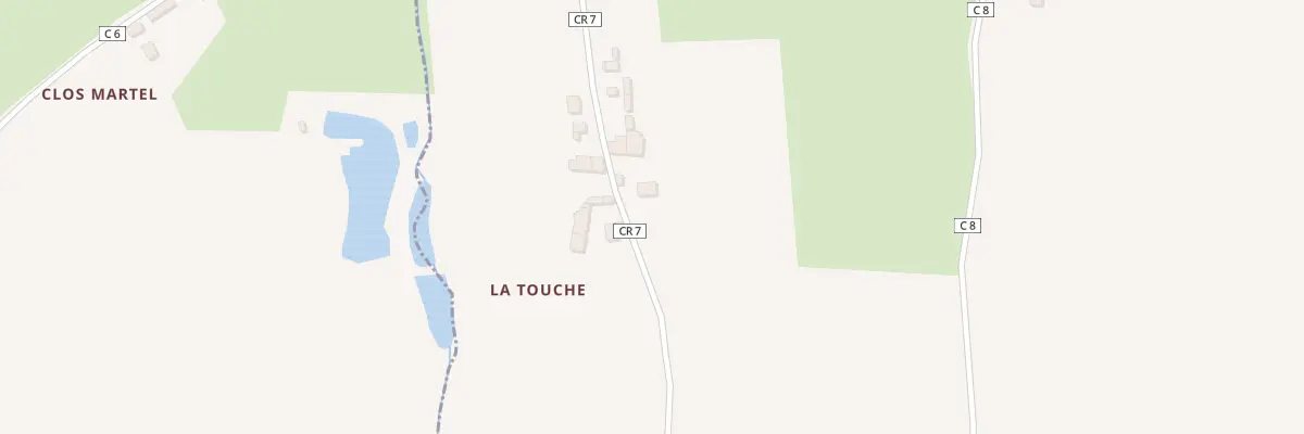Plan du 5075 La Touche à Andouillé-Neuville