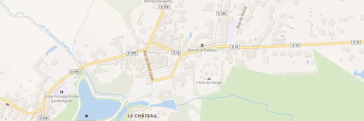 Plan du 7 Pl du Marche à Palluau