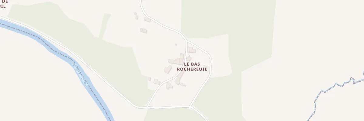 Plan du 5434 Le Bas Rochereul à Pancé