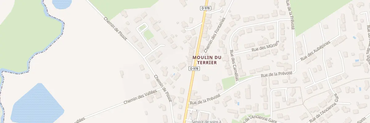 Plan du 13 Rue du moulin du terrier à Palluau