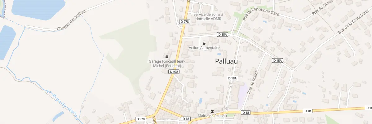 Plan du 20B Rue georges clemenceau à Palluau