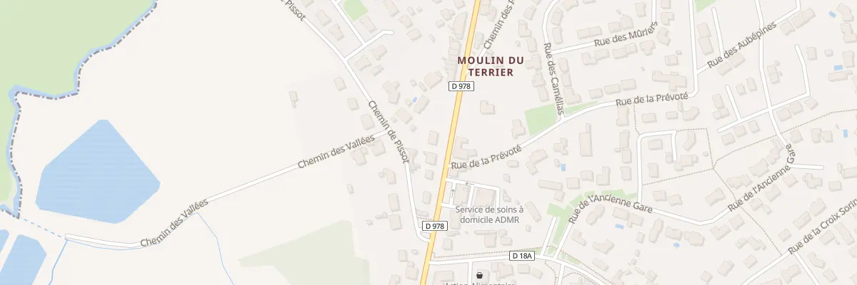 Plan du 7 Rue du moulin du terrier à Palluau