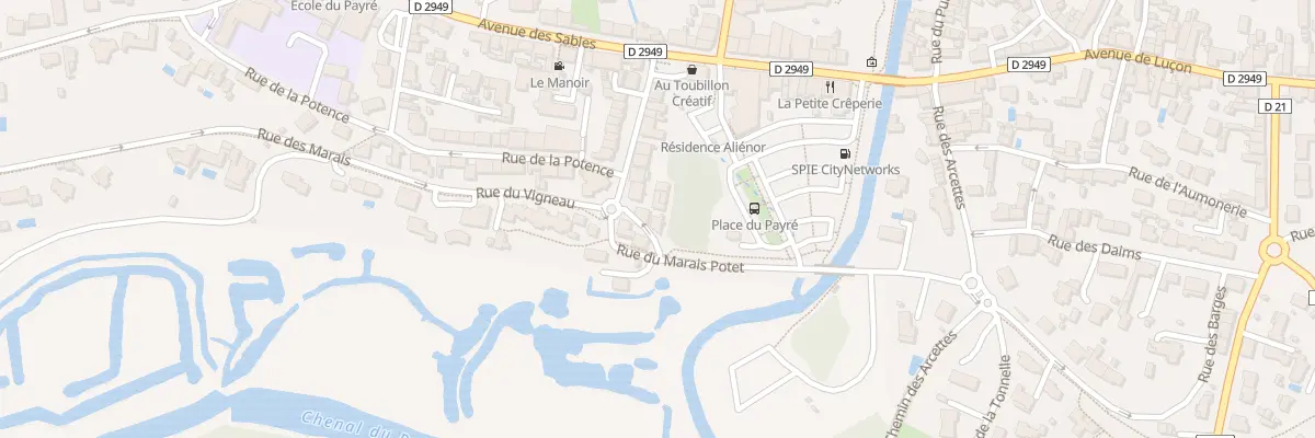 Plan du 15 Rue du vigneau à Talmont-Saint-Hilaire