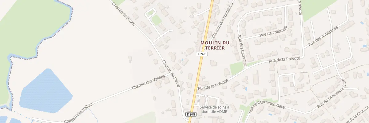 Plan du 11 Rue du moulin du terrier à Palluau