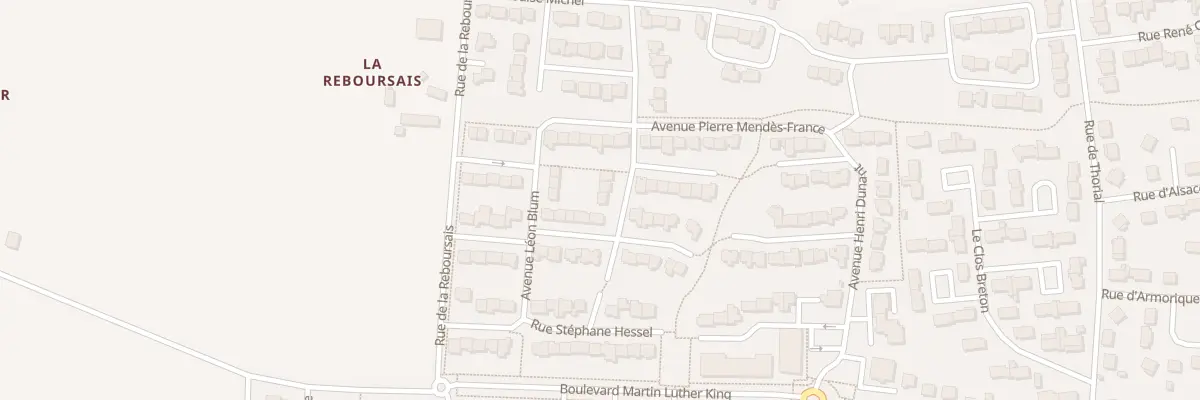 Plan du 1 Rue Nelson Mandela à Saint-Aubin-d’Aubigné