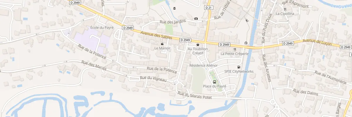 Plan du 12 Rue du vigneau à Talmont-Saint-Hilaire
