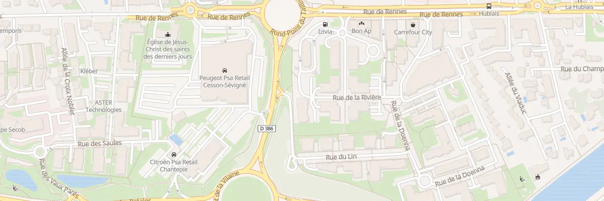 Plan du 8 Rue de la Rivière à Cesson-Sévigné