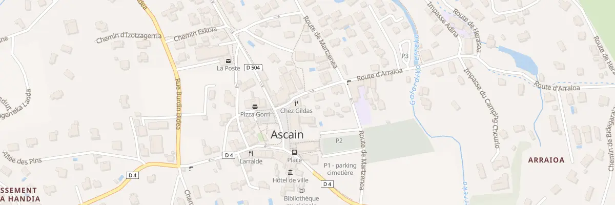 Plan du 30 Rue Zerbitzari à Ascain