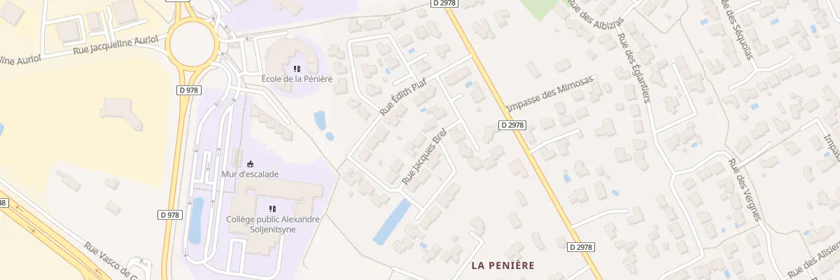 Plan du 7 Rue jacques brel à Aizenay