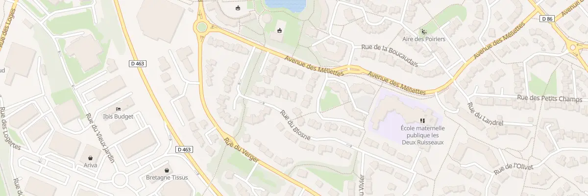 Plan du 11 Rue du Blosne à Chantepie