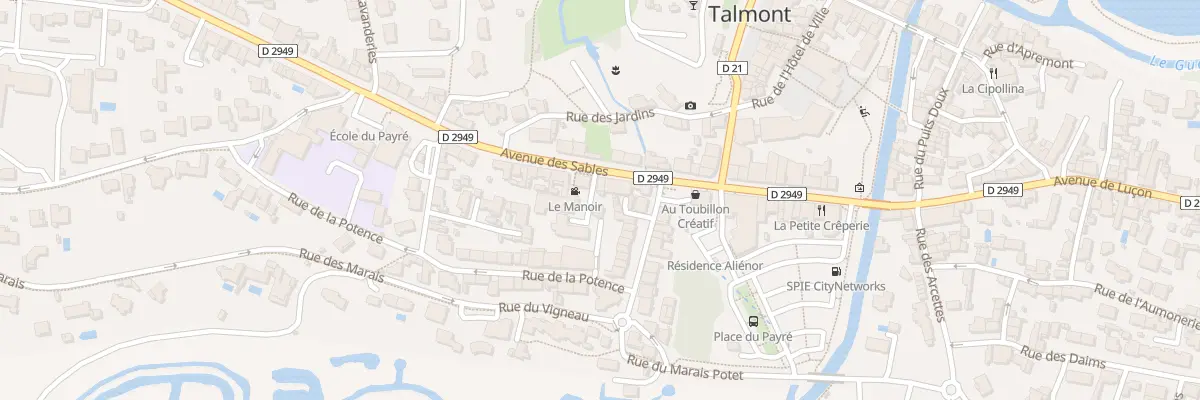 Plan du 9 Av des Sables à Talmont-Saint-Hilaire