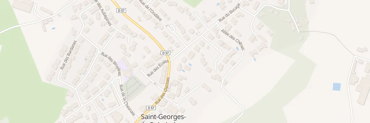 Plan du 2 Rue du Bocage à Saint-Georges-de-Pointindoux