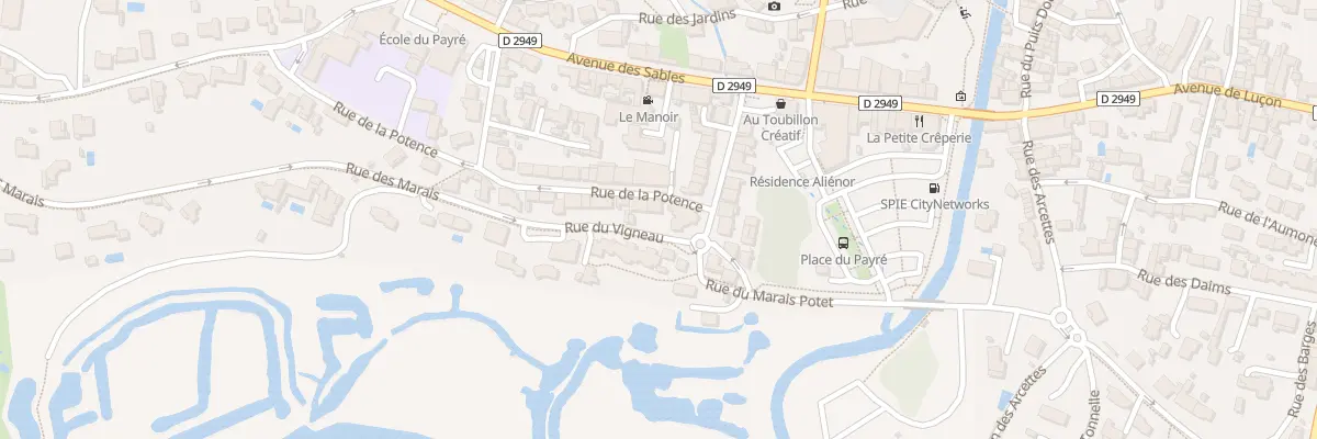 Plan du 24 Rue du vigneau à Talmont-Saint-Hilaire