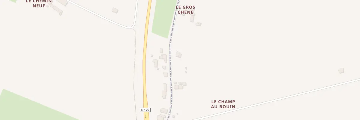 Plan du 8 Le Champ au Bouin à Saint-Aubin-d’Aubigné