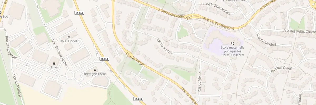 Plan du 36 Rue du Blosne à Chantepie