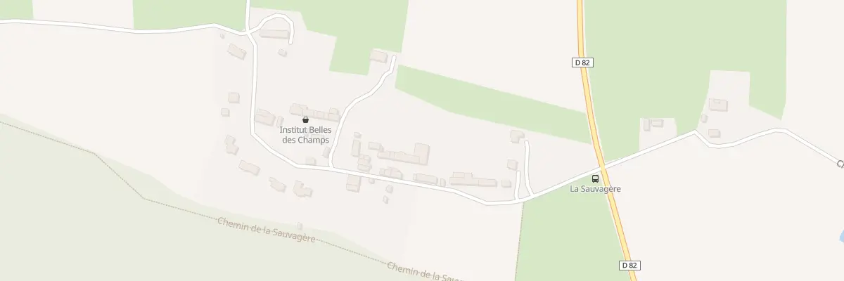 Plan du 214 La Sauvagere au Petit-Fougeray