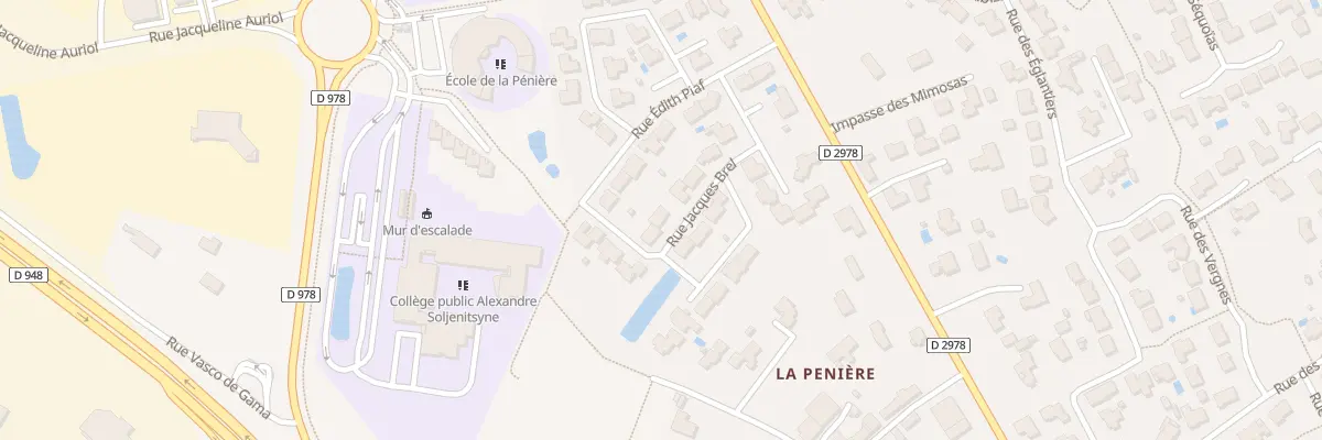 Plan du 3 Rue jacques brel à Aizenay