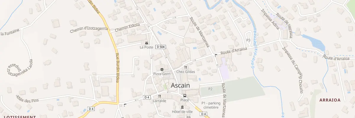 Plan du 15 Rue Zerbitzari à Ascain