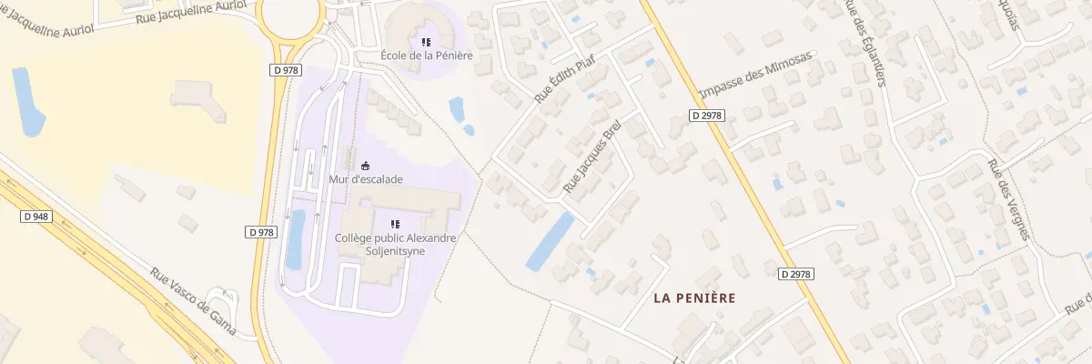 Plan du 1 Rue jacques brel à Aizenay